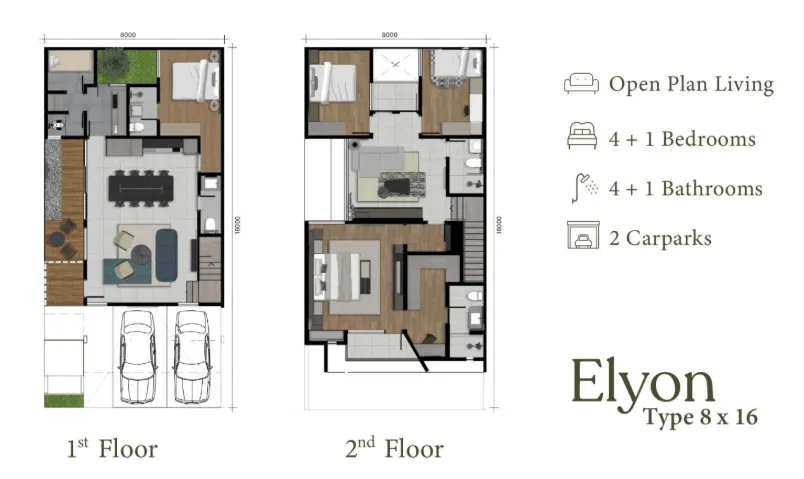 Floor plan for Elyon Standard