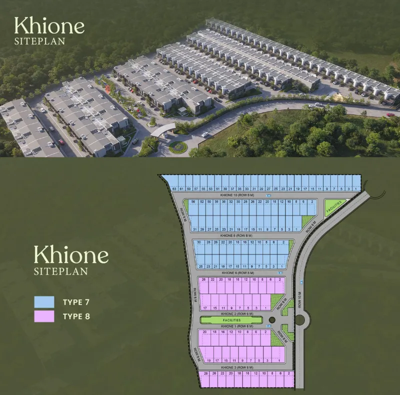 Khione Site Plan - Giantara Serpong City