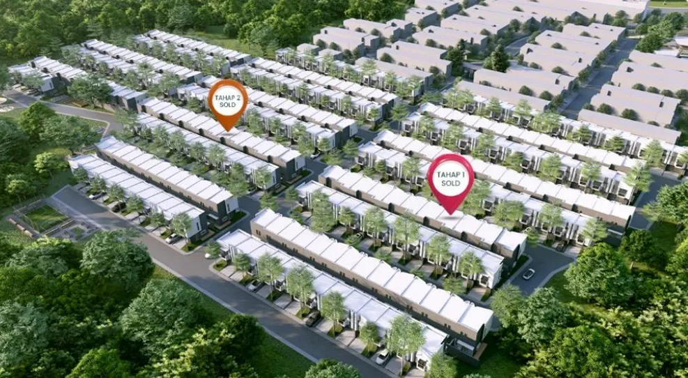Site Plan Cluster Nerin - Giantara Serpong City